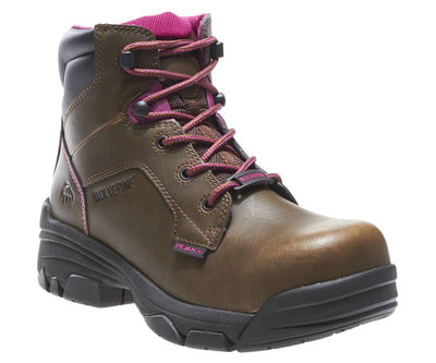 WOLVERINE WOMEN'S MERLIN WATERPROOF COMPOSITE-TOE 6" WORK BOOT STYLE W10383- Premium Ladies Workboots from WOLVERINE Shop now at HAYLOFT WESTERN WEARfor Cowboy Boots, Cowboy Hats and Western Apparel